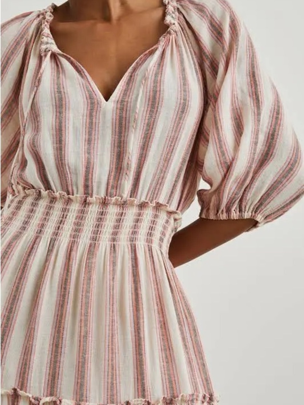 Rails Pink and Cream Striped Maxi Dress - Picture 7 of 9
